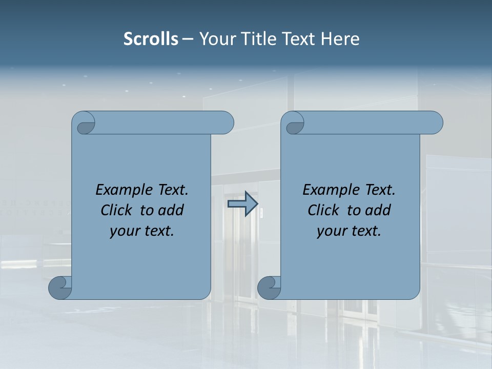 Interiors Silver Commercial PowerPoint Template