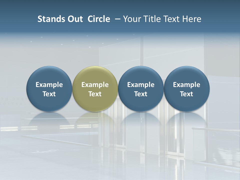 Interiors Silver Commercial PowerPoint Template