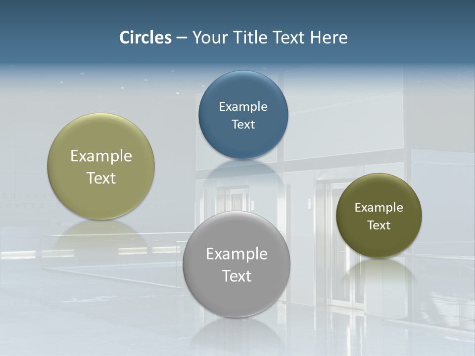 Interiors Silver Commercial PowerPoint Template