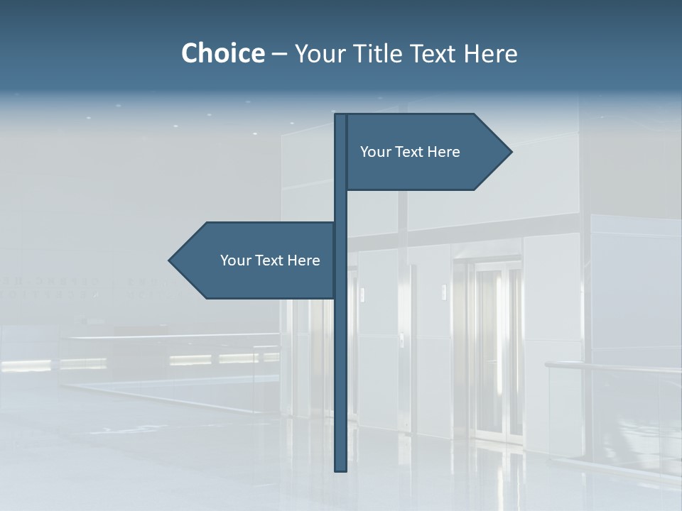 Interiors Silver Commercial PowerPoint Template