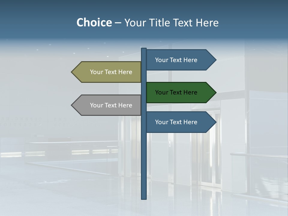 Interiors Silver Commercial PowerPoint Template