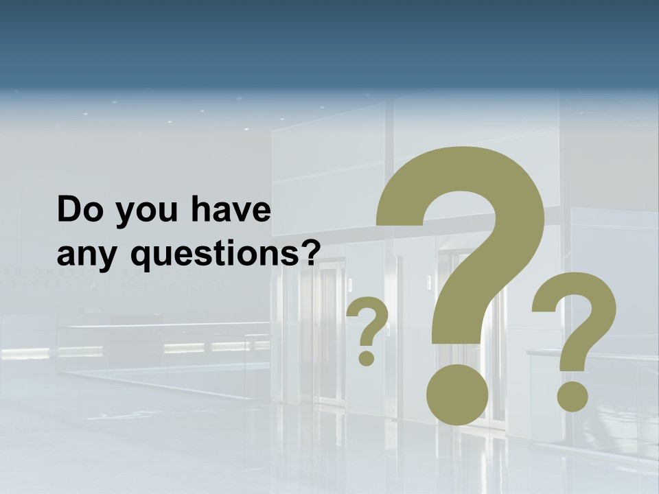 Interiors Silver Commercial PowerPoint Template