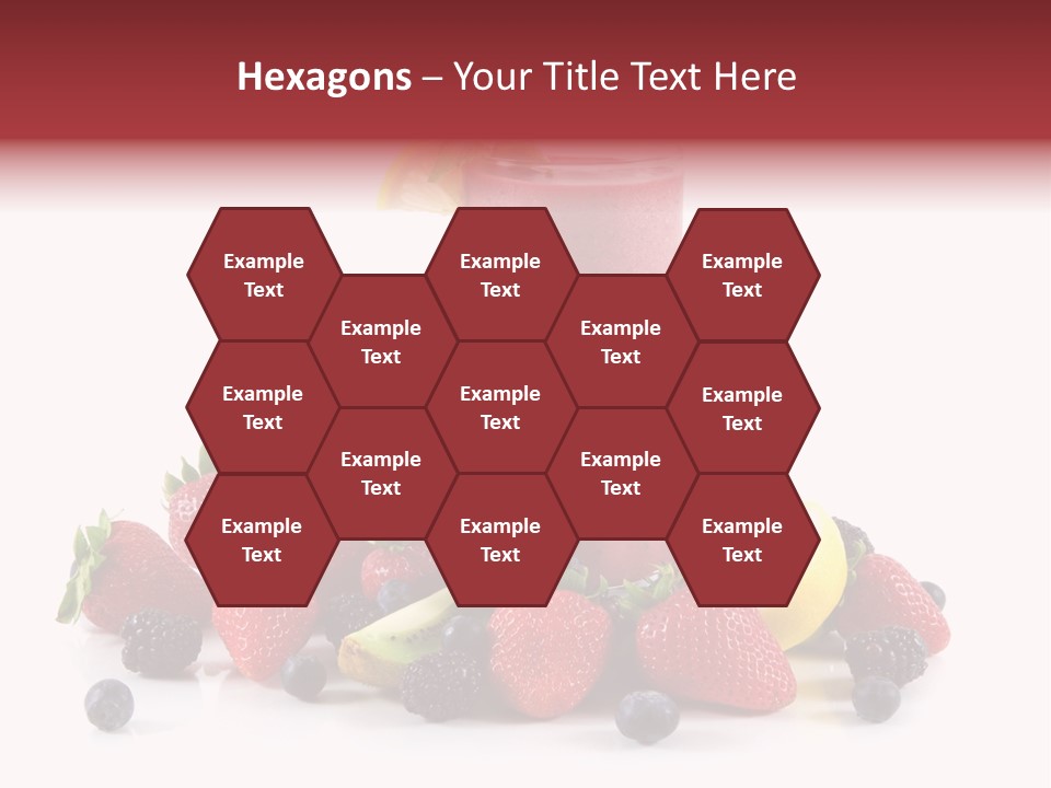 Milkshake Fruit Food PowerPoint Template