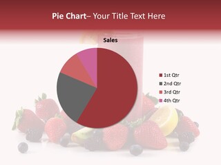 Milkshake Fruit Food PowerPoint Template