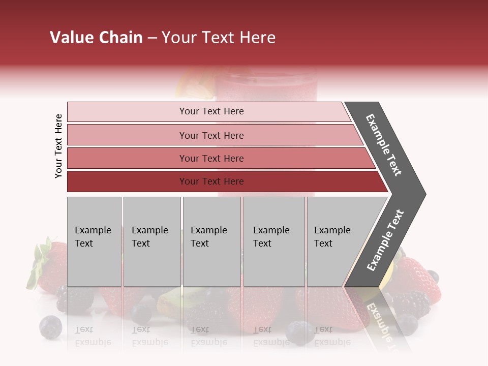 Milkshake Fruit Food PowerPoint Template
