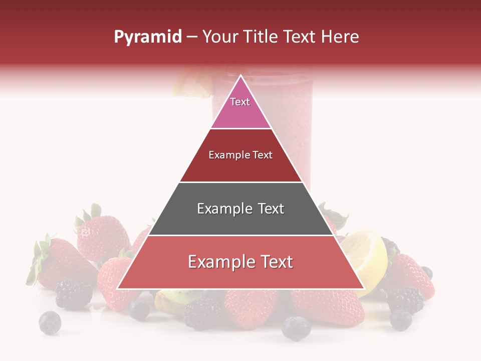 Milkshake Fruit Food PowerPoint Template