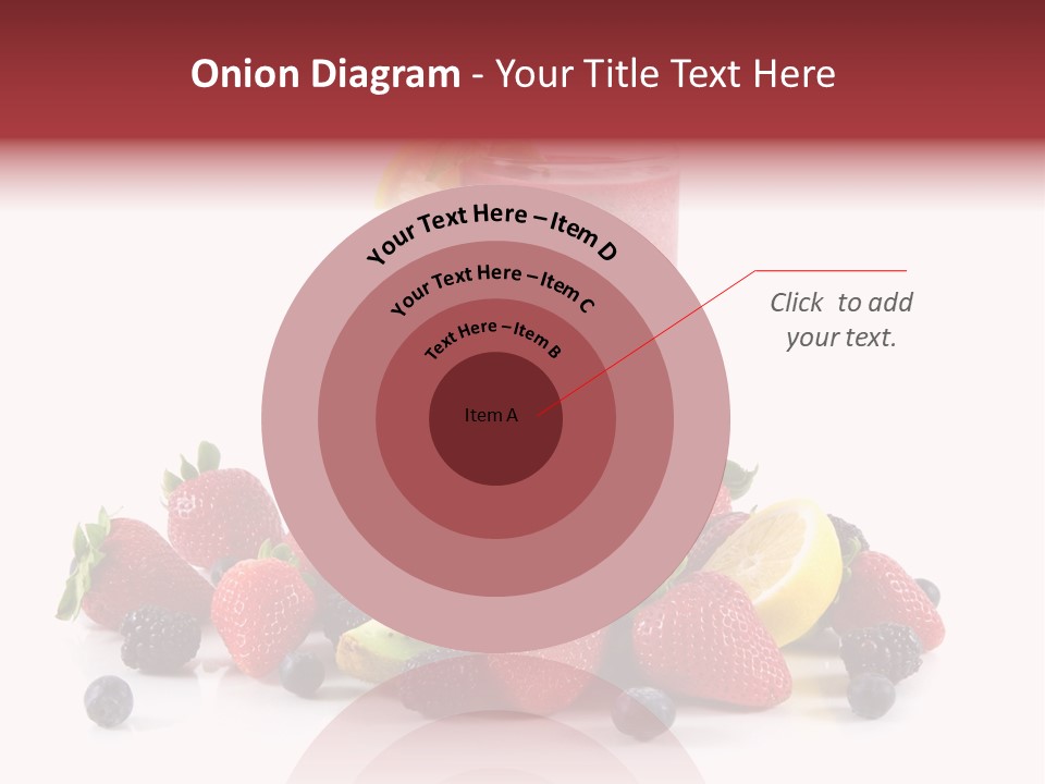 Milkshake Fruit Food PowerPoint Template