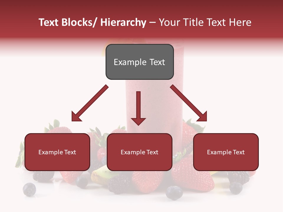 Milkshake Fruit Food PowerPoint Template