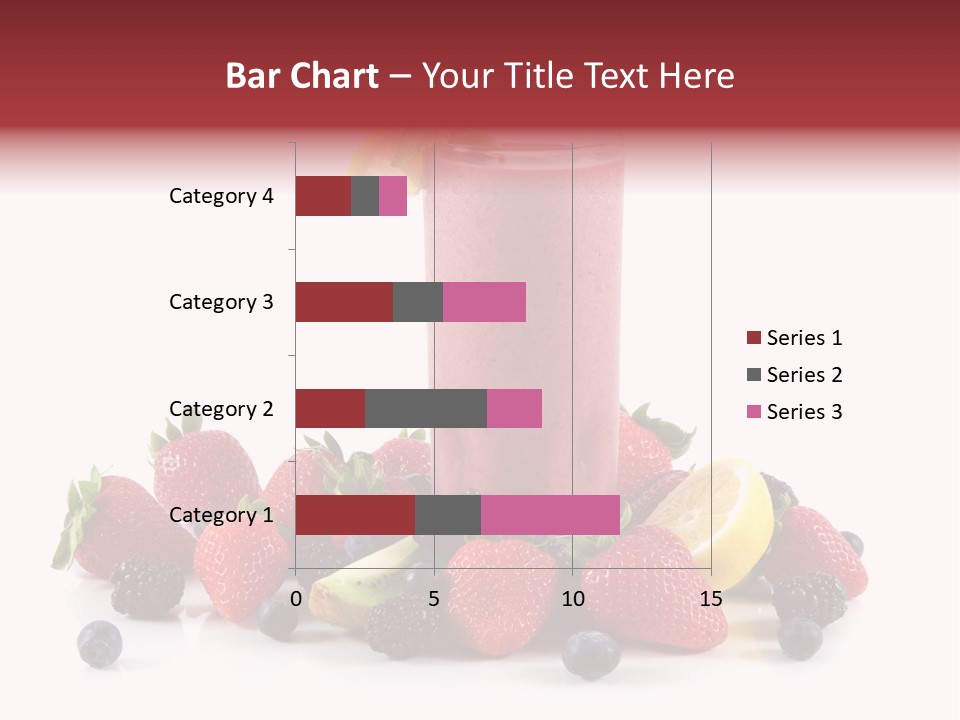 Milkshake Fruit Food PowerPoint Template