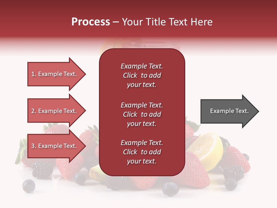 Milkshake Fruit Food PowerPoint Template