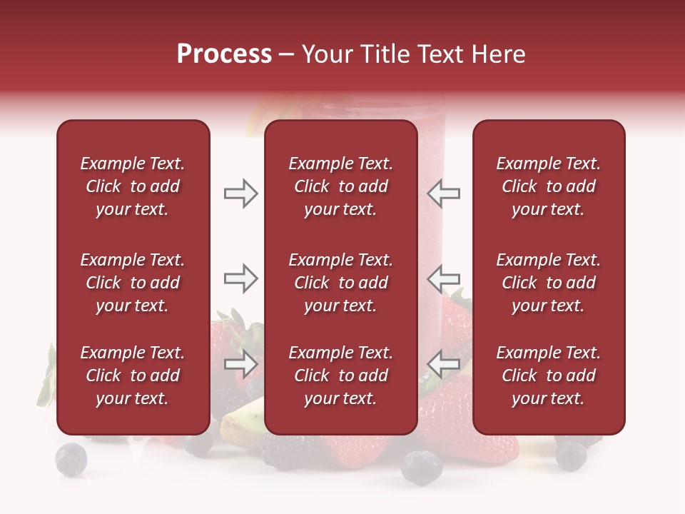 Milkshake Fruit Food PowerPoint Template