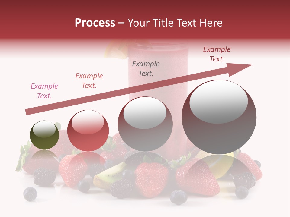 Milkshake Fruit Food PowerPoint Template