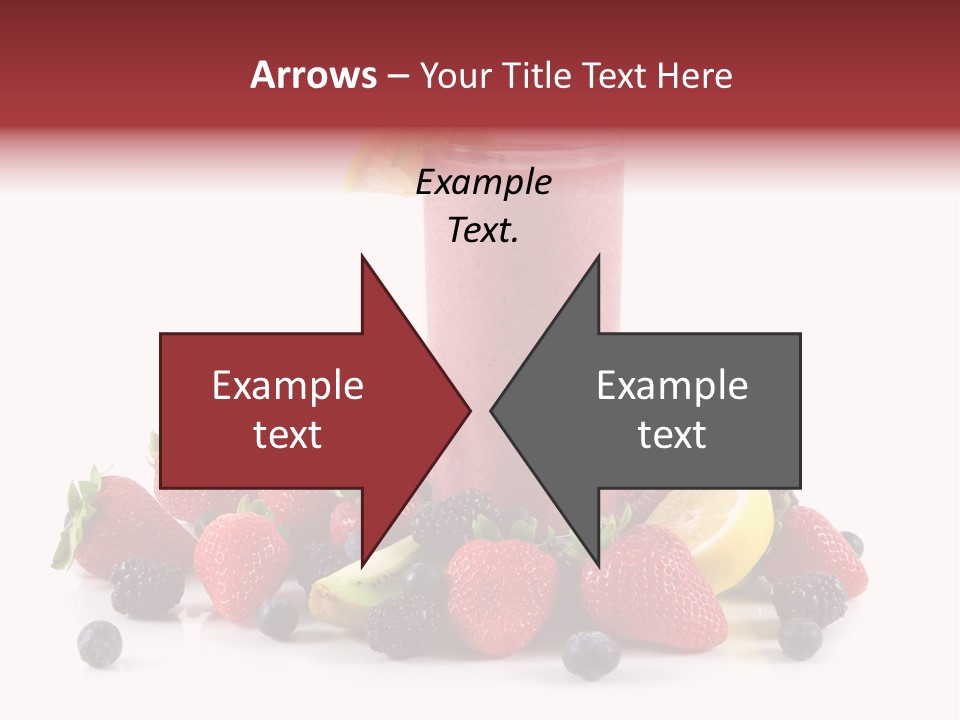 Milkshake Fruit Food PowerPoint Template