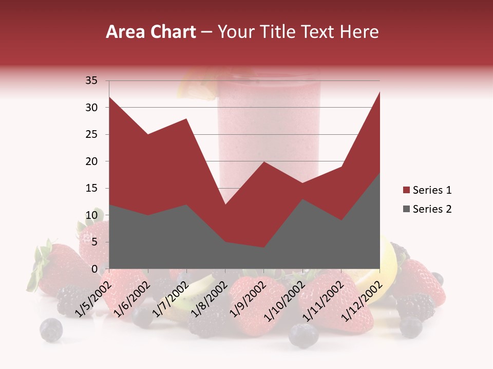 Milkshake Fruit Food PowerPoint Template