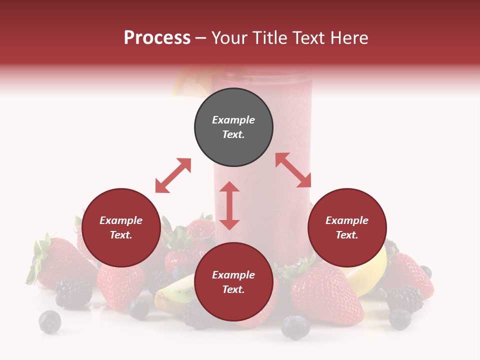 Milkshake Fruit Food PowerPoint Template