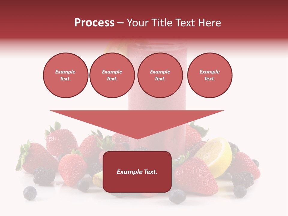 Milkshake Fruit Food PowerPoint Template