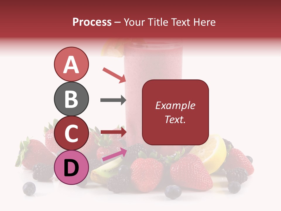 Milkshake Fruit Food PowerPoint Template
