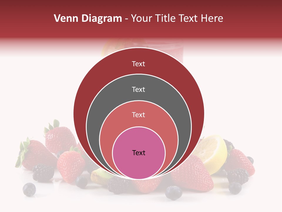 Milkshake Fruit Food PowerPoint Template