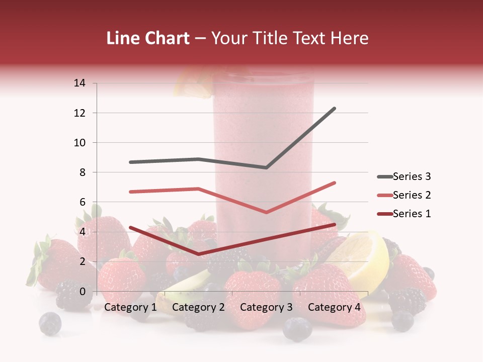 Milkshake Fruit Food PowerPoint Template