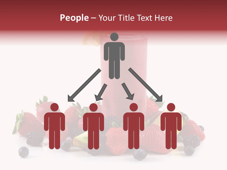 Milkshake Fruit Food PowerPoint Template