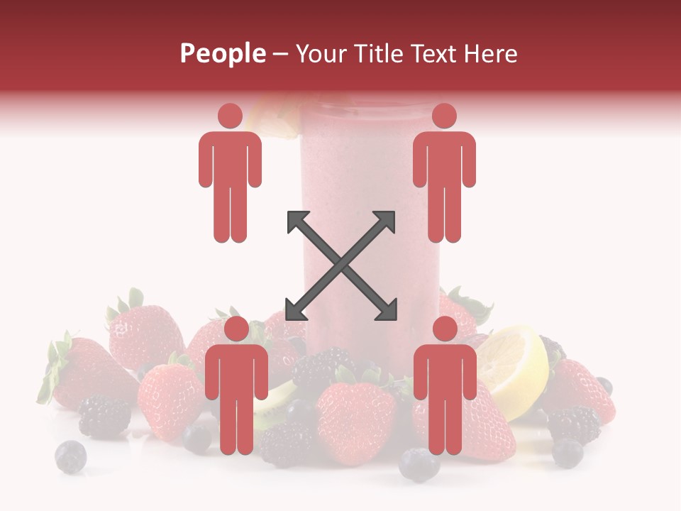 Milkshake Fruit Food PowerPoint Template
