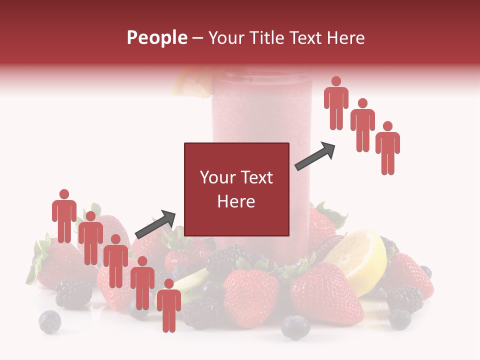 Milkshake Fruit Food PowerPoint Template