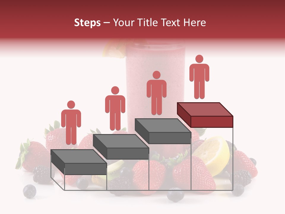 Milkshake Fruit Food PowerPoint Template