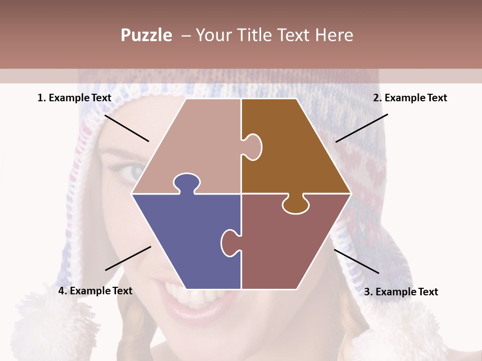 Head Smiling Space PowerPoint Template