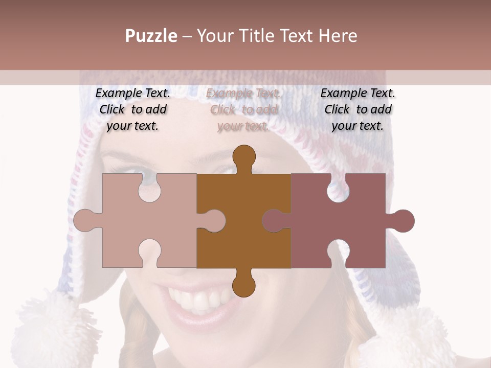 Head Smiling Space PowerPoint Template