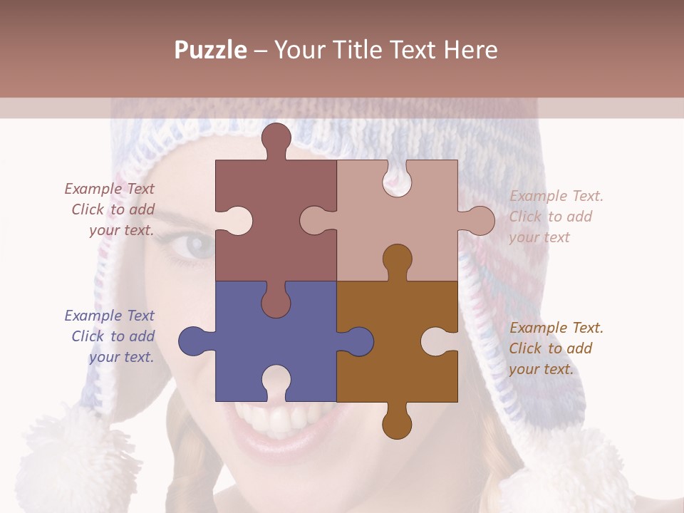 Head Smiling Space PowerPoint Template