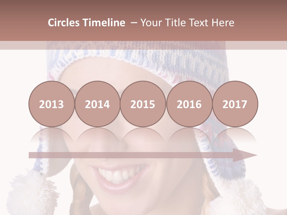 Head Smiling Space PowerPoint Template