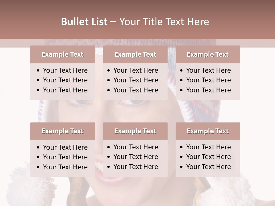 Head Smiling Space PowerPoint Template