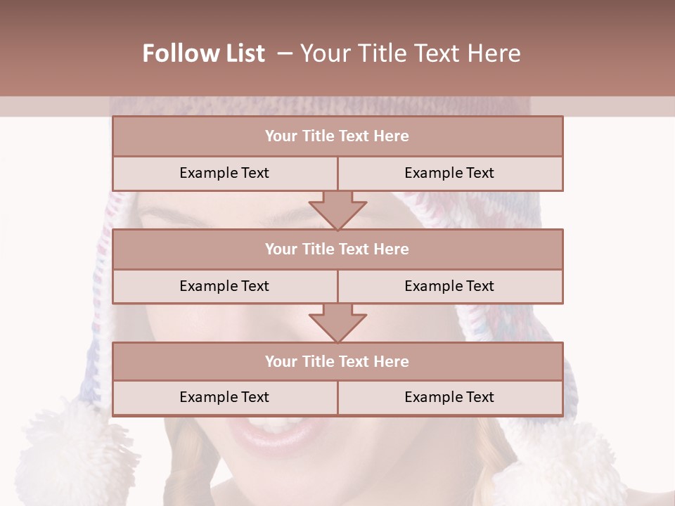 Head Smiling Space PowerPoint Template
