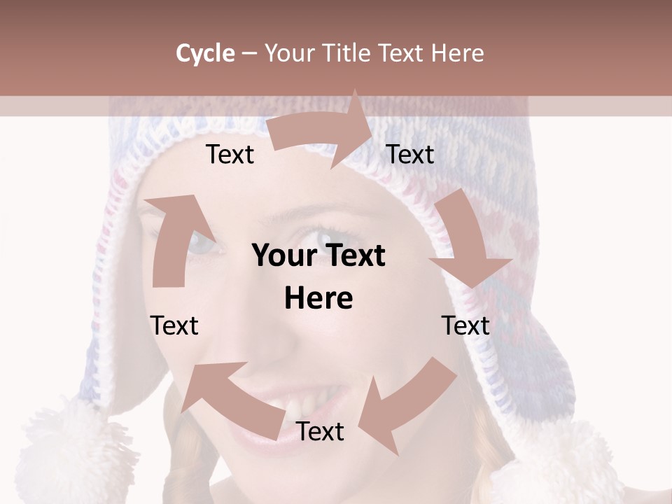 Head Smiling Space PowerPoint Template