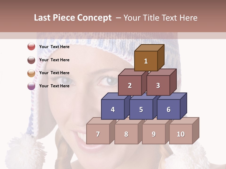 Head Smiling Space PowerPoint Template