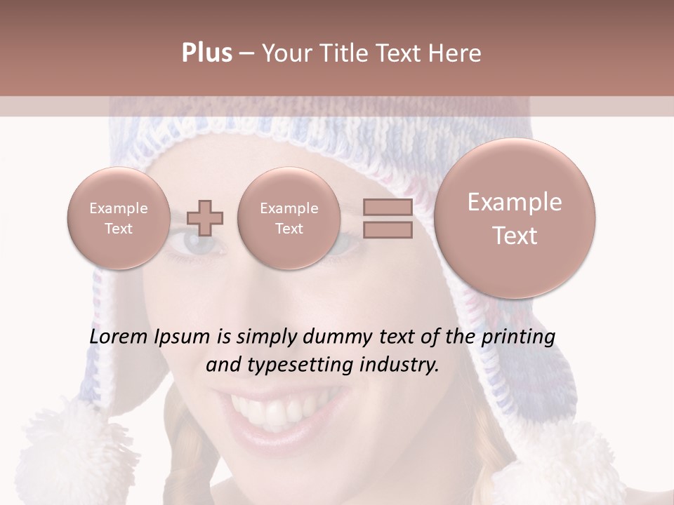 Head Smiling Space PowerPoint Template