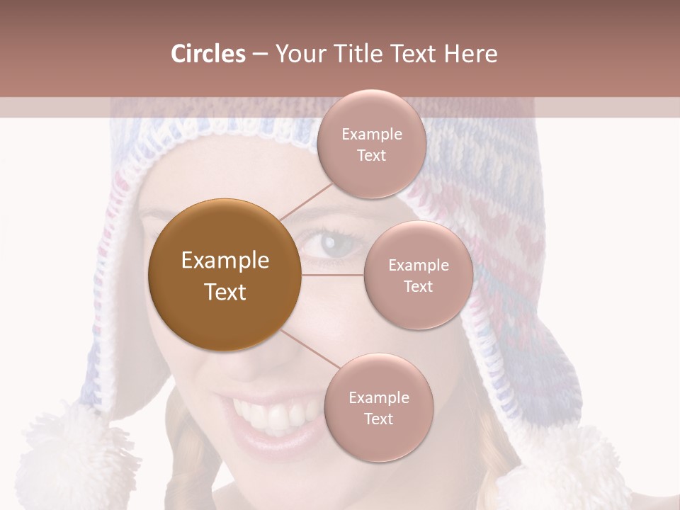 Head Smiling Space PowerPoint Template