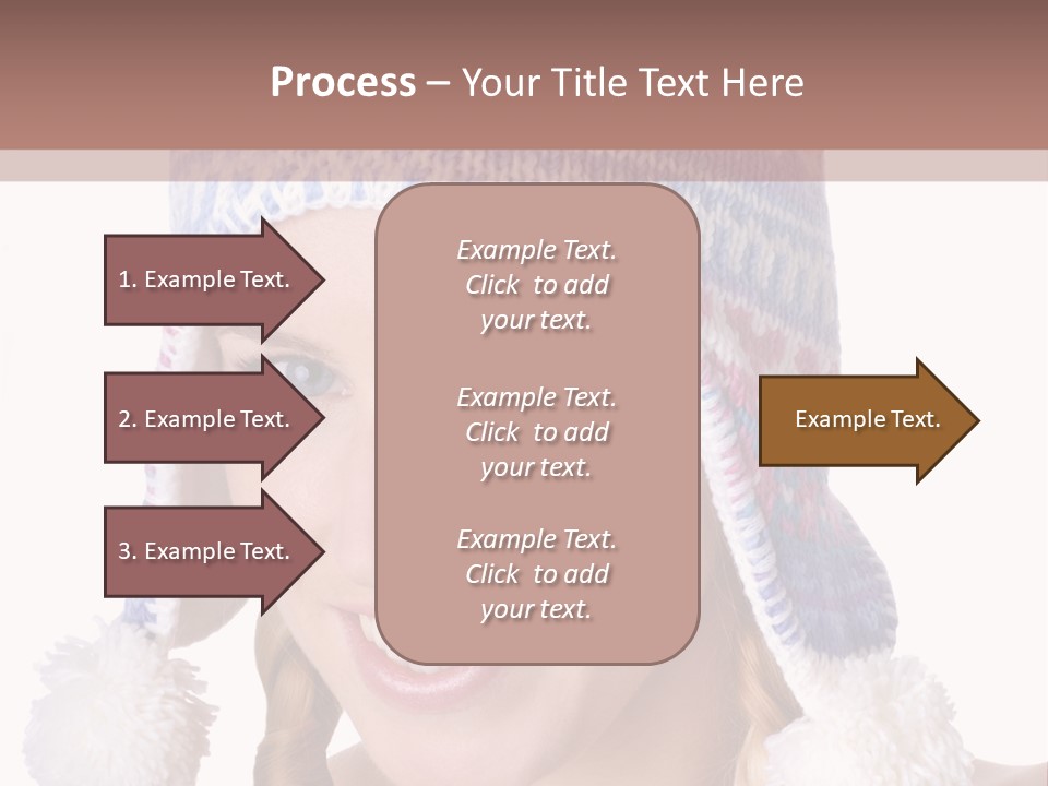 Head Smiling Space PowerPoint Template