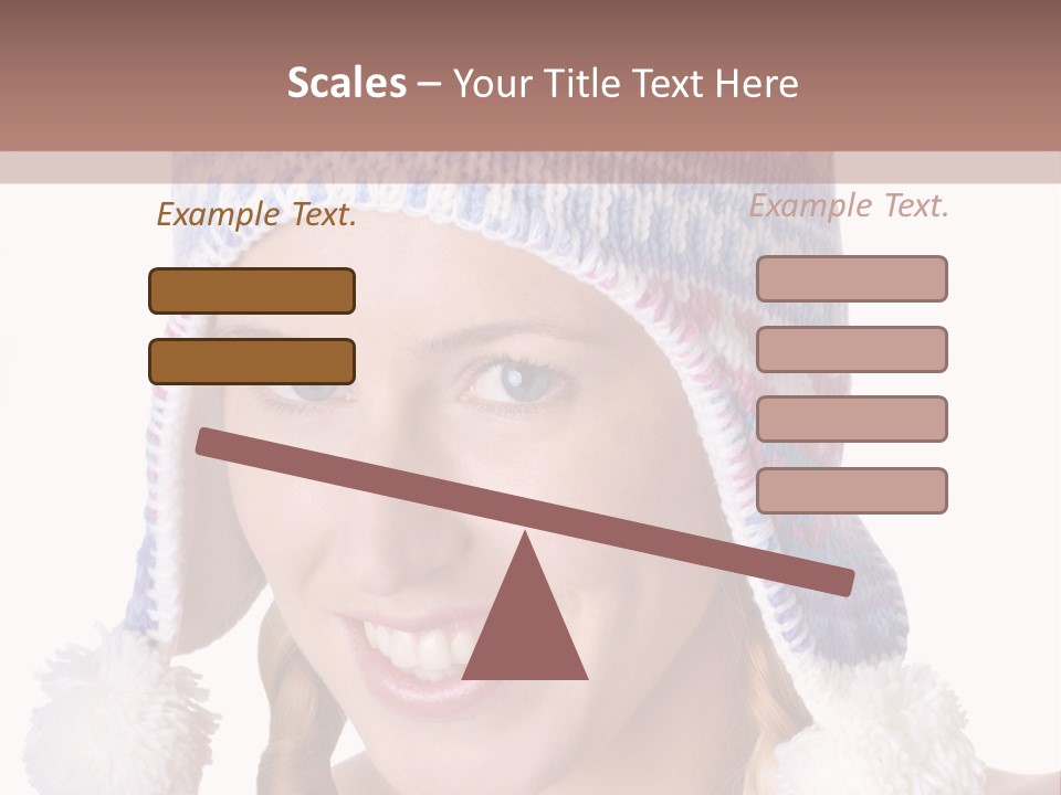 Head Smiling Space PowerPoint Template