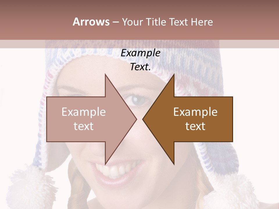 Head Smiling Space PowerPoint Template