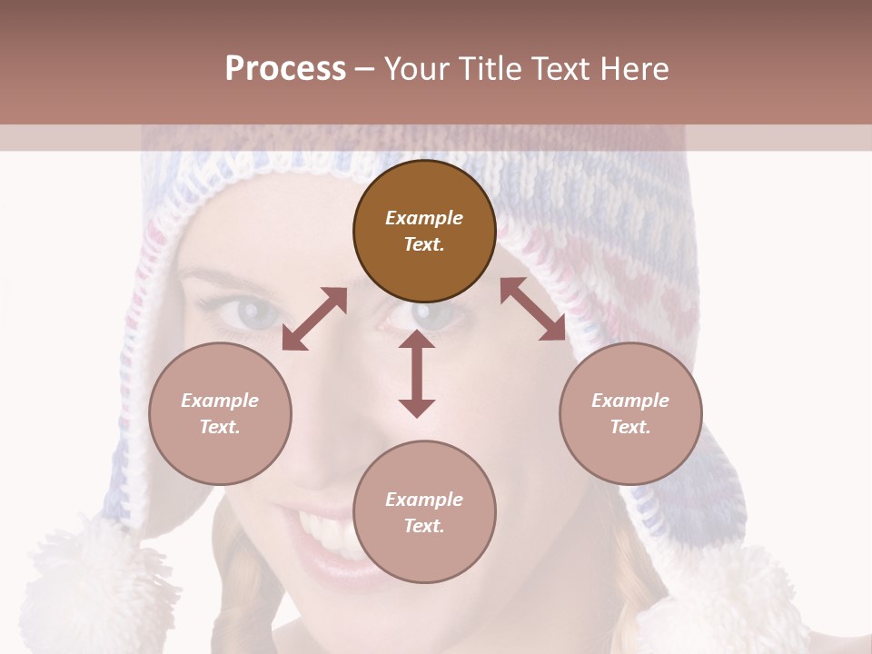 Head Smiling Space PowerPoint Template