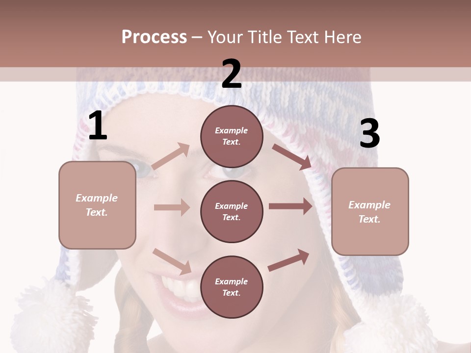 Head Smiling Space PowerPoint Template