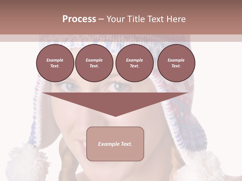 Head Smiling Space PowerPoint Template