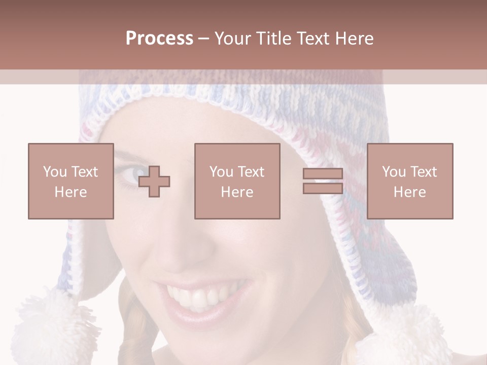 Head Smiling Space PowerPoint Template
