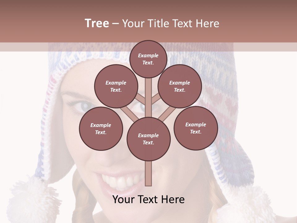 Head Smiling Space PowerPoint Template