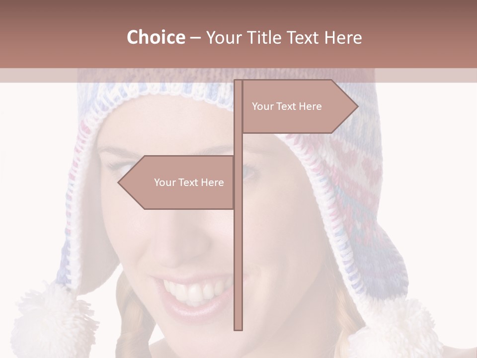 Head Smiling Space PowerPoint Template