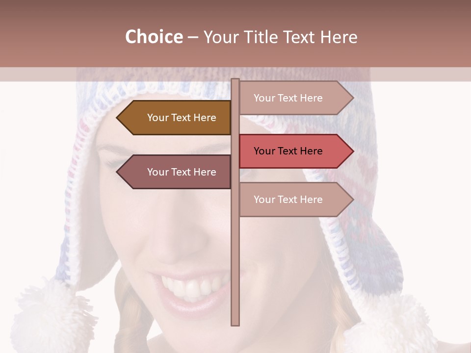 Head Smiling Space PowerPoint Template