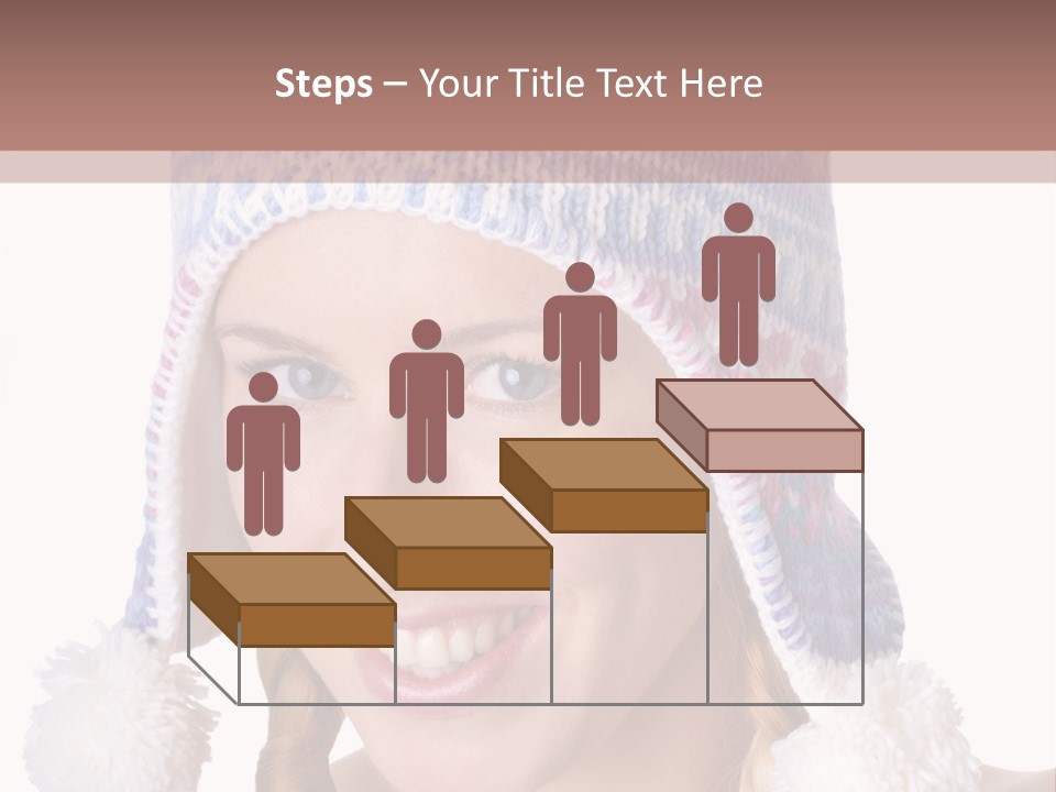 Head Smiling Space PowerPoint Template