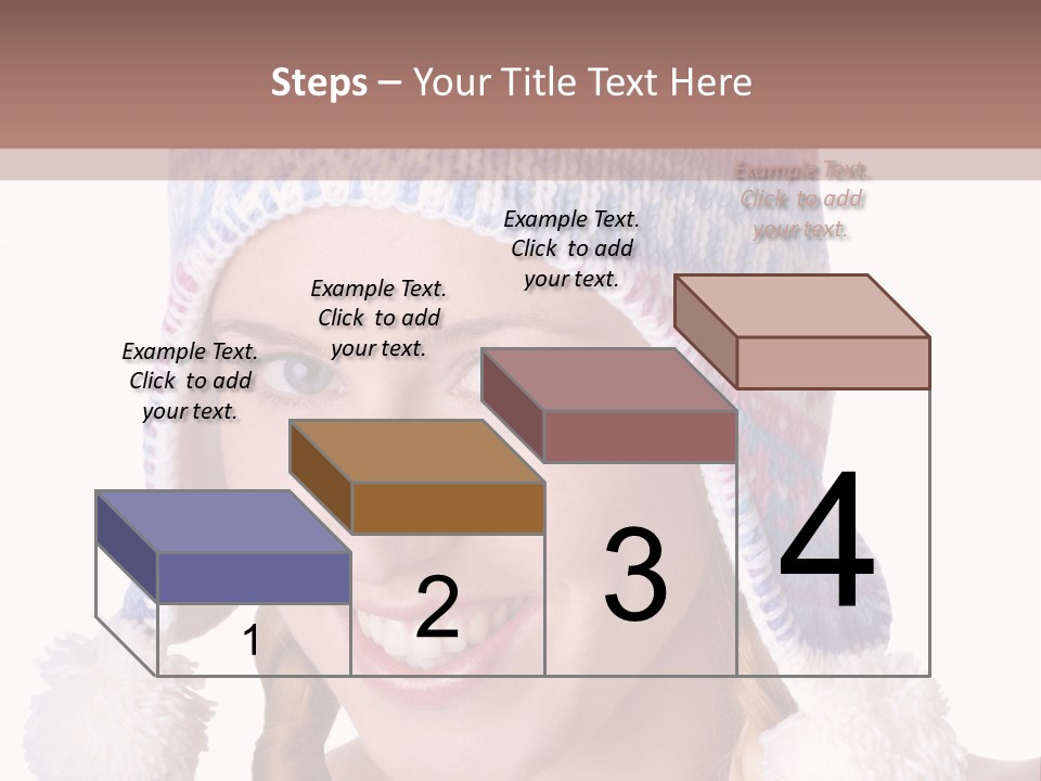 Head Smiling Space PowerPoint Template