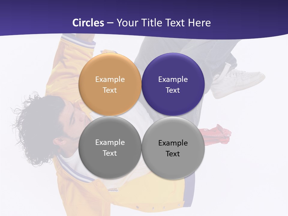 White Breakdance Freestyle PowerPoint Template